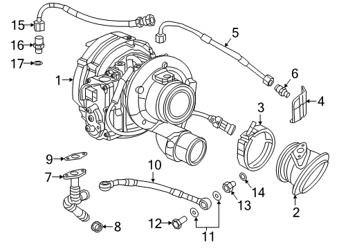 2022 Ram 2500 Turbocharger Diagram
