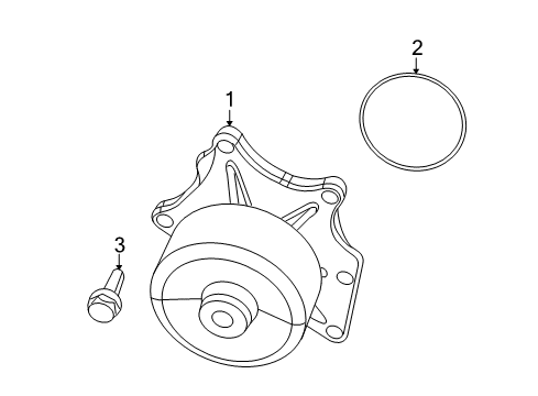 2016 Dodge Viper Water Pump Diagram
