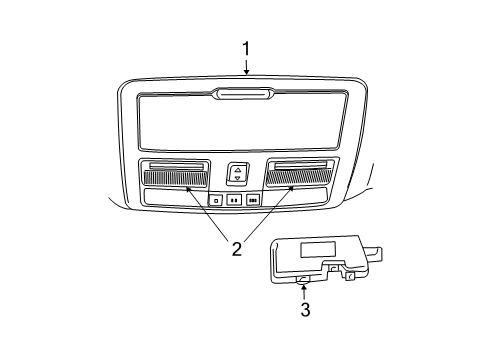 2006 Dodge Magnum Overhead Console Diagram
