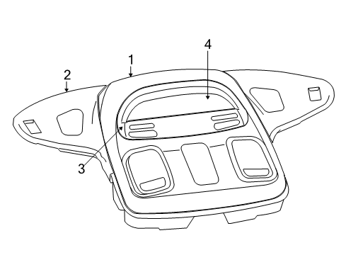 2009 Dodge Ram 3500 Overhead Console Diagram 2 - Thumbnail