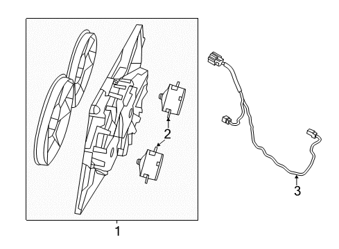 2011 Chrysler 300 Cooling System, Radiator, Water Pump, Cooling Fan Diagram 1 - Thumbnail