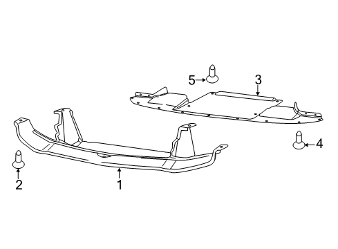 2016 Dodge Viper Splash Shields Diagram