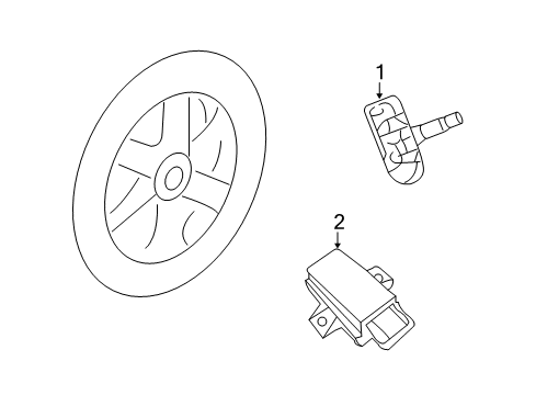 2010 Chrysler Sebring Tire Pressure Monitoring, Electrical Diagram
