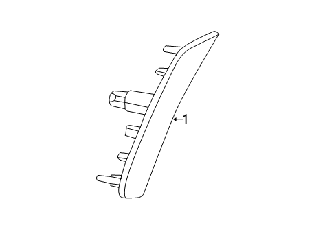 2015 Chrysler 200 Front Lamps - Side Marker Lamps Diagram