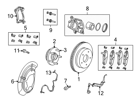 2009 Jeep Liberty Front Brakes Diagram