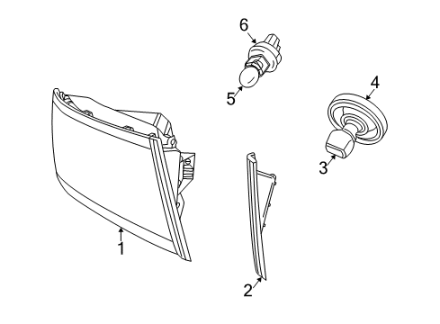 2011 Ram Dakota Headlamps Diagram