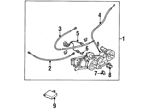 1999 Dodge Avenger A/C & Heater Control Units Diagram