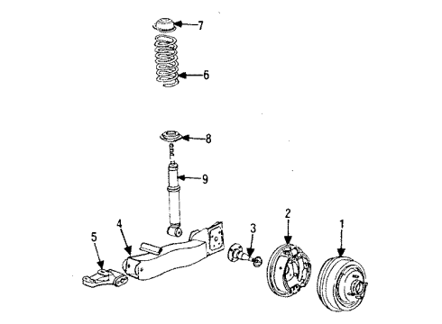 1986 Dodge Charger Rear Brakes Diagram