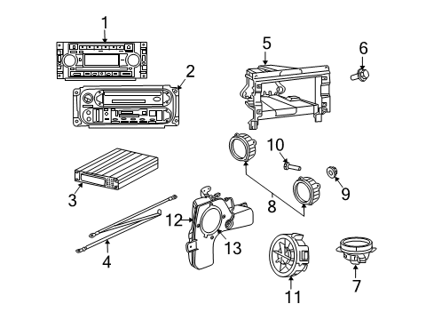 2008 Chrysler Aspen Sound System Diagram