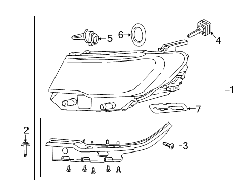 2019 Jeep Compass Headlamps Diagram