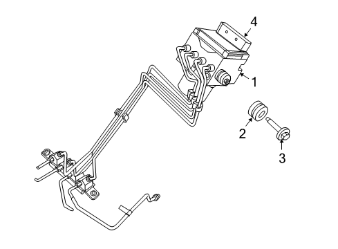 2011 Ram 1500 ABS Components Diagram