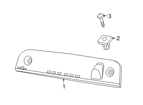 2009 Dodge Nitro High Mount Lamps Diagram