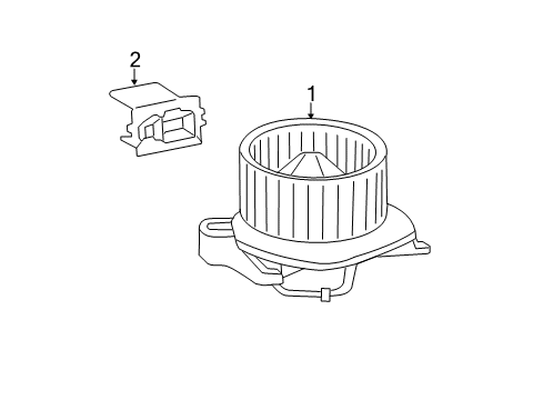 2019 Jeep Grand Cherokee Blower Motor & Fan Diagram