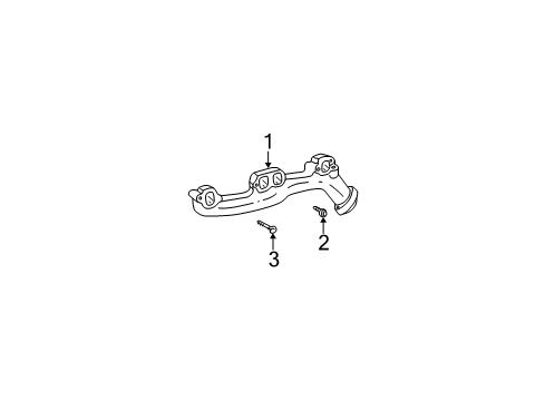 2002 Dodge Ram 1500 Exhaust Components, Exhaust Manifold Diagram 6 - Thumbnail