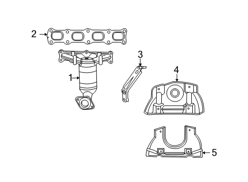 2009 Jeep Compass Exhaust Manifold Diagram 2 - Thumbnail