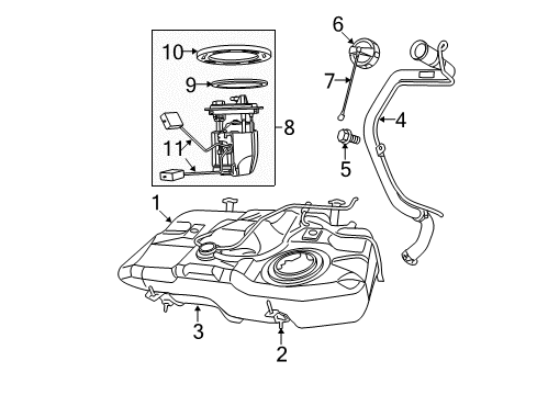 2009 Dodge Caliber Fuel Supply Diagram