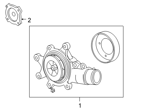 2004 Dodge Ram 1500 Water Pump Diagram 3 - Thumbnail