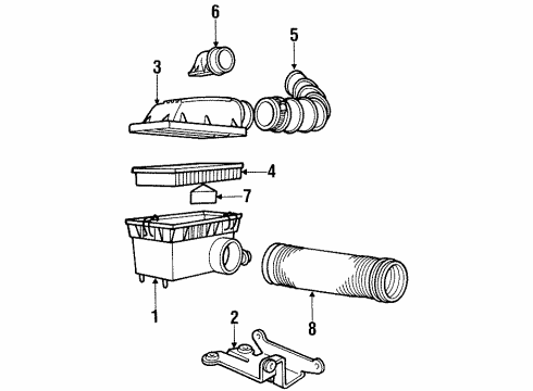 1988 Chrysler LeBaron Filters Diagram 2 - Thumbnail