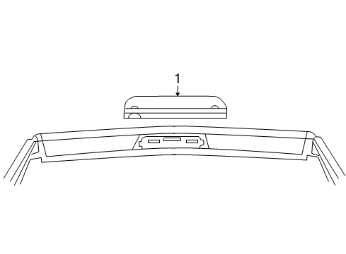 2008 Dodge Ram 1500 High Mount Lamps Diagram
