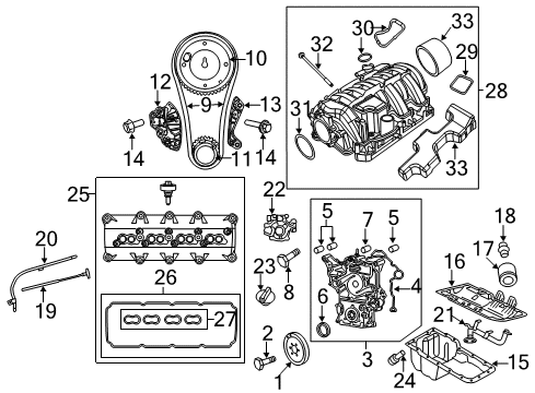 2009 Jeep Grand Cherokee Engine Parts & Mounts, Timing, Lubrication System Diagram 6 - Thumbnail