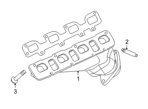2006 Dodge Magnum Exhaust Manifold Diagram 4 - Thumbnail