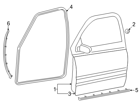 2010 Dodge Ram 2500 Front Door Diagram