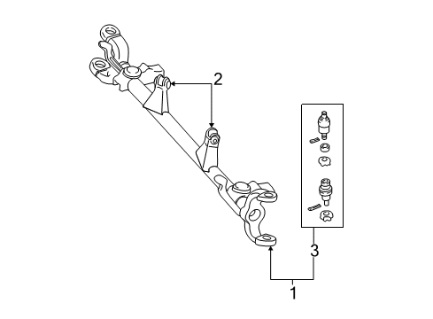 2001 Jeep Grand Cherokee Front Axle Diagram