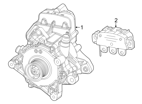 2025 Jeep Grand Cherokee Generator & Regulator Diagram