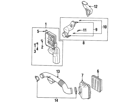 1997 Chrysler Sebring Filters Diagram 1 - Thumbnail