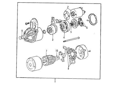1988 Dodge Raider Starter Diagram