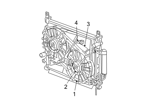 2007 Dodge Charger Cooling System, Radiator, Water Pump, Cooling Fan Diagram 1 - Thumbnail