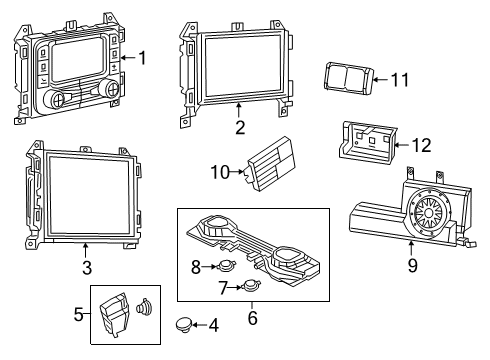 2020 Jeep Gladiator Sound System Diagram