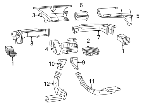 2014 Dodge Journey Ducts Diagram
