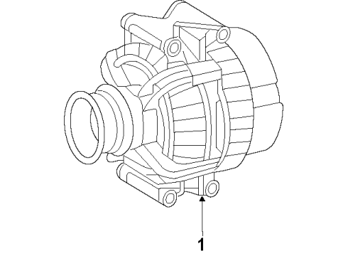 2007 Dodge Sprinter 3500 Alternator Diagram 1 - Thumbnail