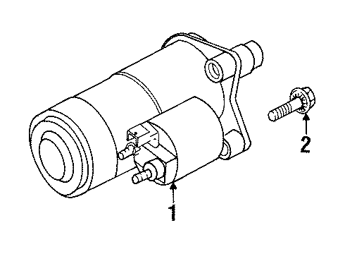 1999 Dodge Stratus Starter, Electrical Diagram 2 - Thumbnail