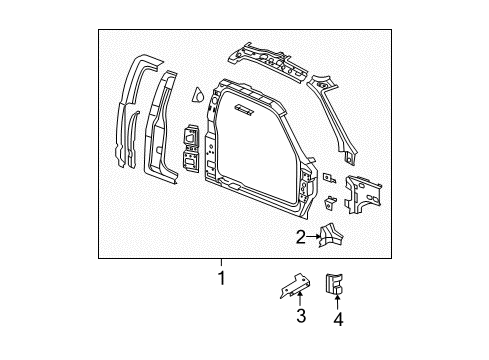 2006 Dodge Dakota Uniside Diagram 1 - Thumbnail