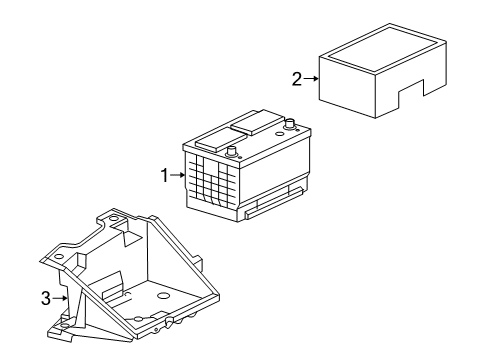 2009 Chrysler Aspen Battery, Hybrid Components Diagram 2 - Thumbnail