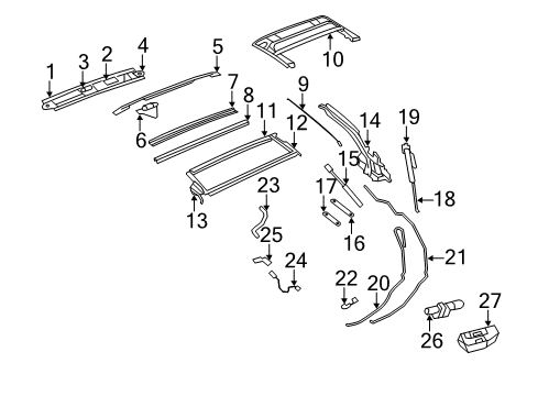 2009 Chrysler Sebring Motor & Components Diagram 1 - Thumbnail