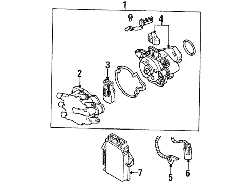 2000 Chrysler Sebring Distributor Diagram 1 - Thumbnail