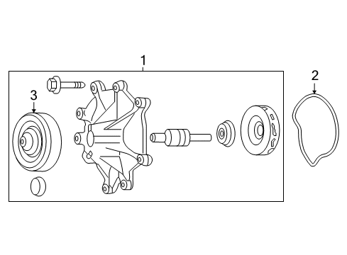 2008 Dodge Ram 1500 Water Pump Diagram 1 - Thumbnail