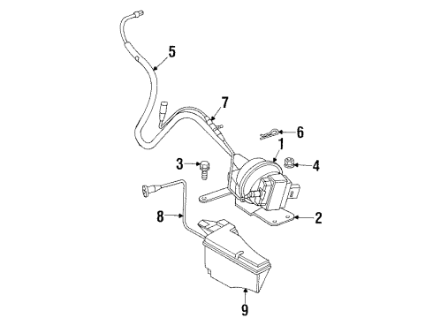 1999 Chrysler LHS Cruise Control System Diagram
