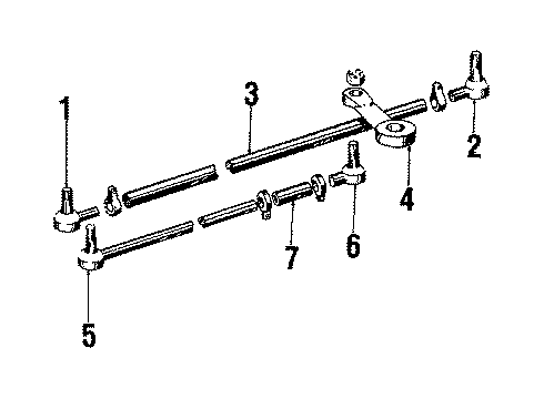 1986 Jeep Scrambler Steering Gear & Linkage Diagram