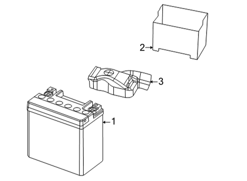 2025 Jeep Wagoneer L Battery & Cables Diagram