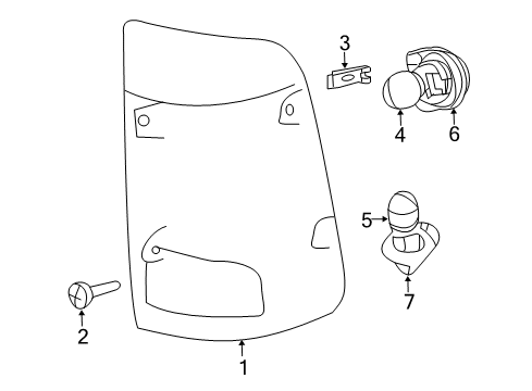 2024 Ram 1500 Classic Tail Lamps Diagram