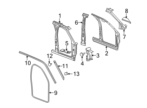 2006 Dodge Ram 1500 Aperture Panel Diagram