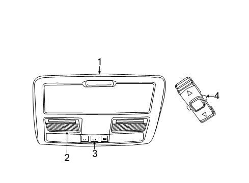 2017 Chrysler 300 Overhead Console Diagram