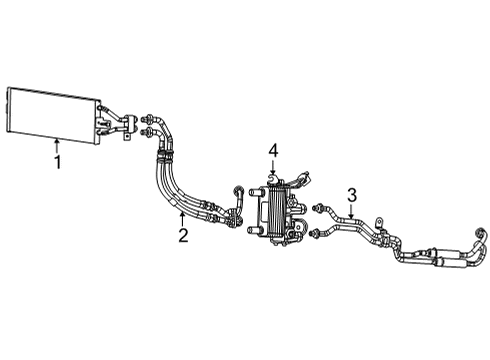 2025 Jeep Grand Cherokee L Trans Oil Cooler Diagram