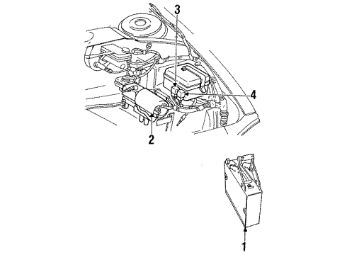 1997 Chrysler Concorde Anti-Lock Brakes Diagram