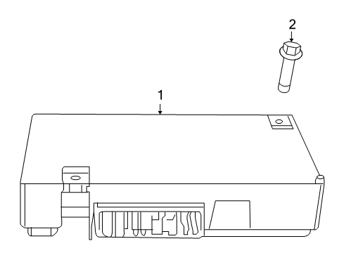 2009 Chrysler Aspen Communication System Components Diagram