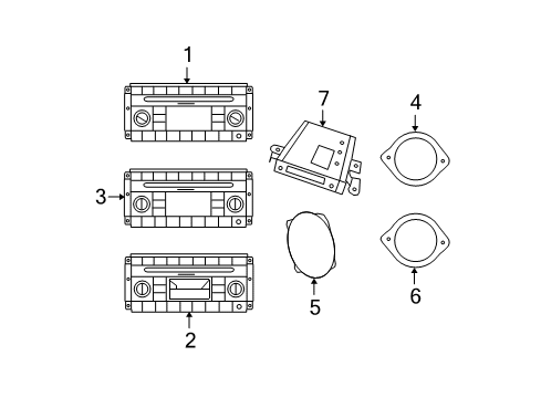 2009 Chrysler Sebring Sound System Diagram 1 - Thumbnail